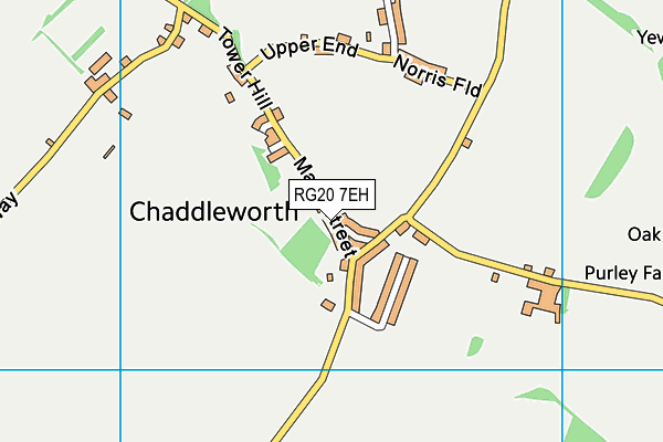 RG20 7EH map - OS VectorMap District (Ordnance Survey)