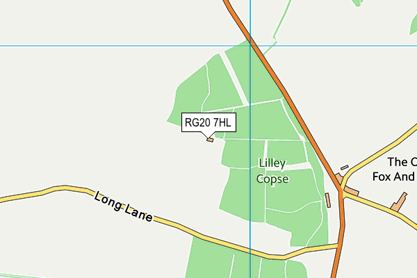 RG20 7HL map - OS VectorMap District (Ordnance Survey)