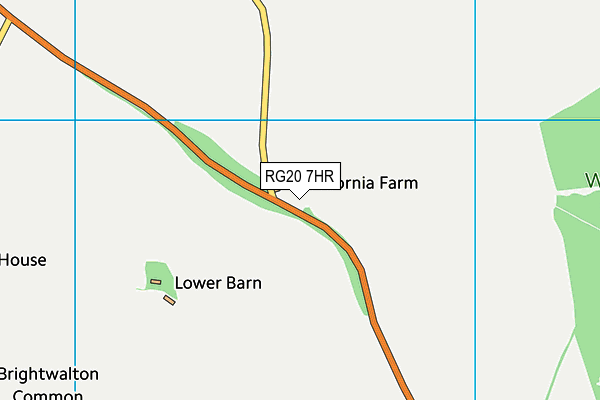 RG20 7HR map - OS VectorMap District (Ordnance Survey)