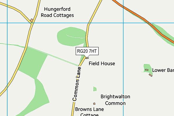 RG20 7HT map - OS VectorMap District (Ordnance Survey)