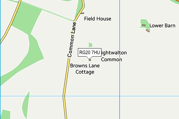 RG20 7HU map - OS VectorMap District (Ordnance Survey)