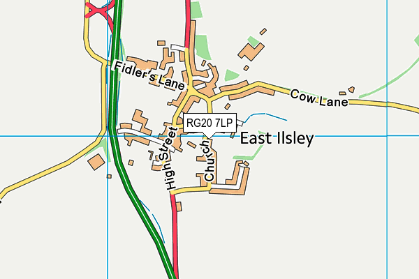 The Ilsleys Primary School map (RG20 7LP) - OS VectorMap District (Ordnance Survey)
