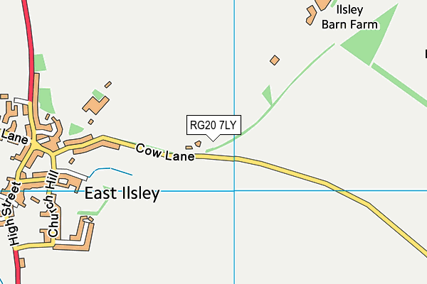 RG20 7LY map - OS VectorMap District (Ordnance Survey)