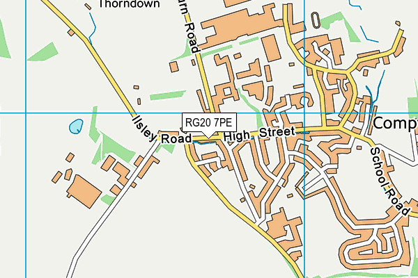 RG20 7PE map - OS VectorMap District (Ordnance Survey)