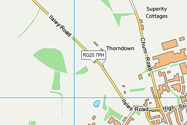 RG20 7PH map - OS VectorMap District (Ordnance Survey)