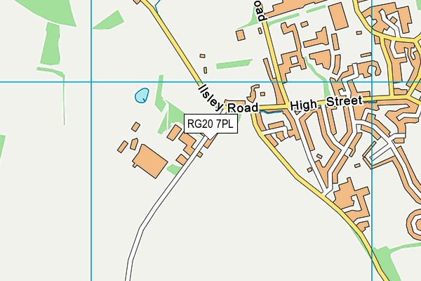 RG20 7PL map - OS VectorMap District (Ordnance Survey)