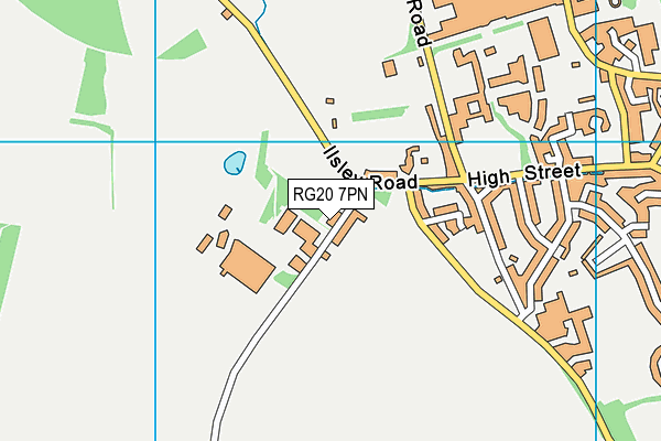 RG20 7PN map - OS VectorMap District (Ordnance Survey)