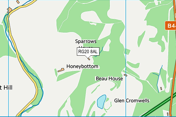 RG20 8AL map - OS VectorMap District (Ordnance Survey)