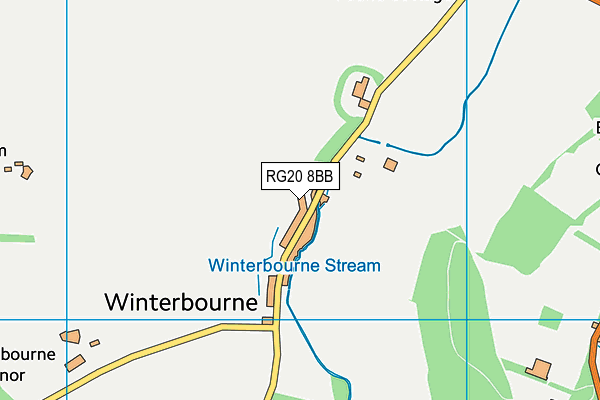 RG20 8BB map - OS VectorMap District (Ordnance Survey)