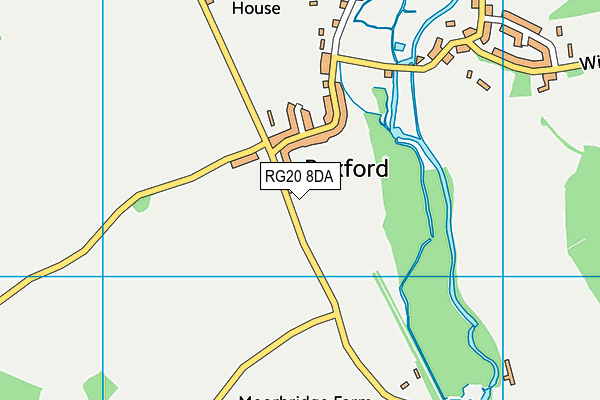 RG20 8DA map - OS VectorMap District (Ordnance Survey)