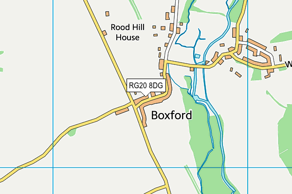 RG20 8DG map - OS VectorMap District (Ordnance Survey)