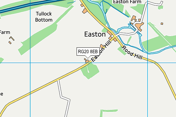 RG20 8EB map - OS VectorMap District (Ordnance Survey)