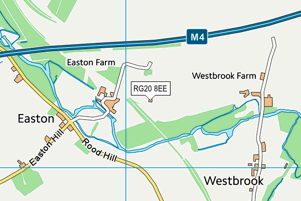 RG20 8EE map - OS VectorMap District (Ordnance Survey)