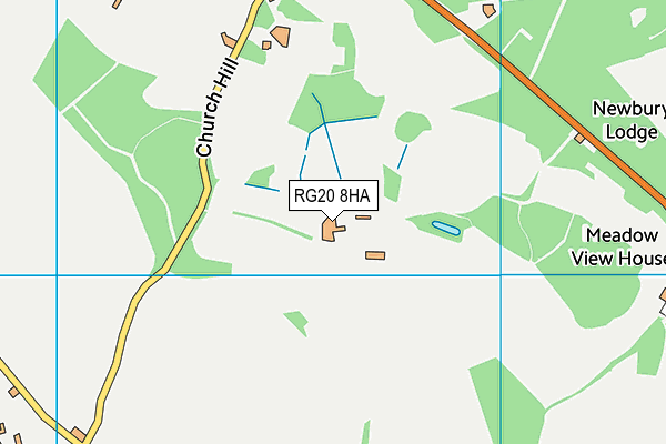 RG20 8HA map - OS VectorMap District (Ordnance Survey)