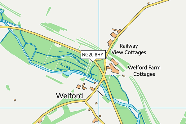 RG20 8HY map - OS VectorMap District (Ordnance Survey)