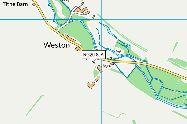 RG20 8JA map - OS VectorMap District (Ordnance Survey)