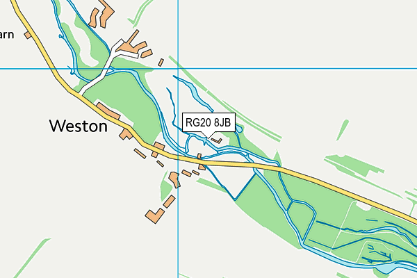 RG20 8JB map - OS VectorMap District (Ordnance Survey)