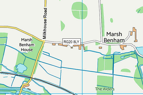 RG20 8LY map - OS VectorMap District (Ordnance Survey)