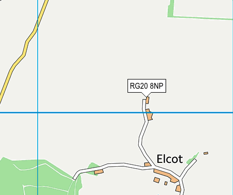 RG20 8NP map - OS VectorMap District (Ordnance Survey)