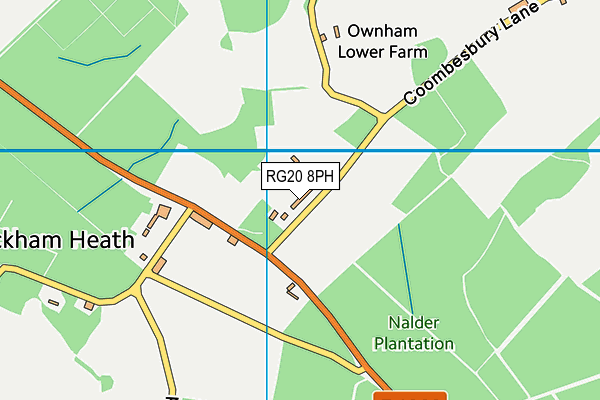 RG20 8PH map - OS VectorMap District (Ordnance Survey)