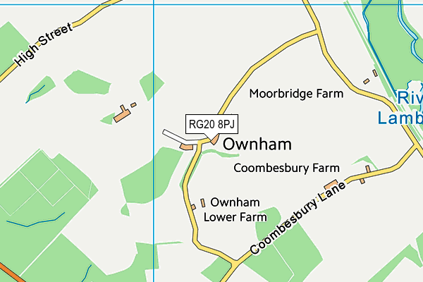 RG20 8PJ map - OS VectorMap District (Ordnance Survey)