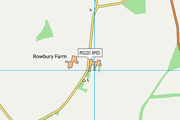 RG20 8RD map - OS VectorMap District (Ordnance Survey)