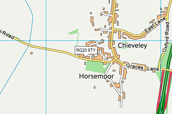 RG20 8TY map - OS VectorMap District (Ordnance Survey)