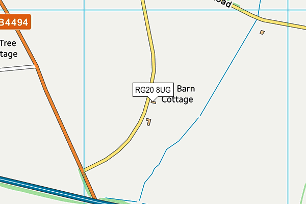 RG20 8UG map - OS VectorMap District (Ordnance Survey)