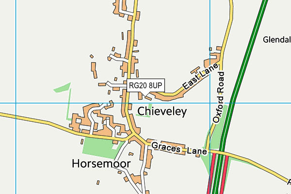 RG20 8UP map - OS VectorMap District (Ordnance Survey)