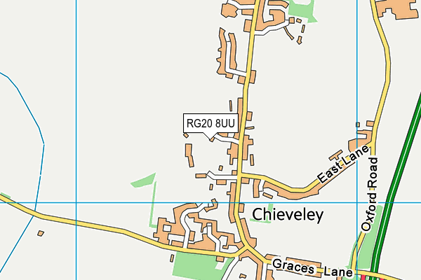 RG20 8UU map - OS VectorMap District (Ordnance Survey)