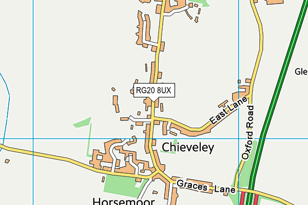 RG20 8UX map - OS VectorMap District (Ordnance Survey)