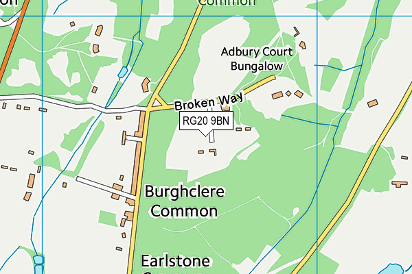 RG20 9BN map - OS VectorMap District (Ordnance Survey)