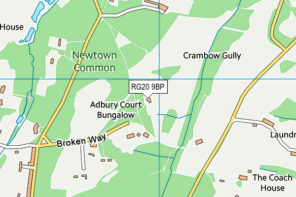 RG20 9BP map - OS VectorMap District (Ordnance Survey)