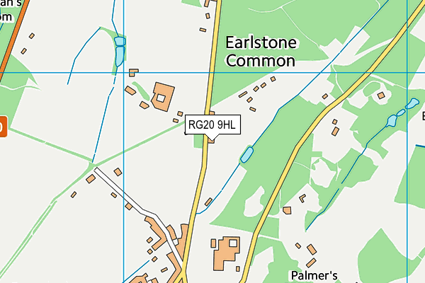 RG20 9HL map - OS VectorMap District (Ordnance Survey)