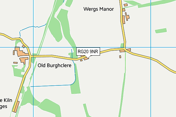 RG20 9NR map - OS VectorMap District (Ordnance Survey)