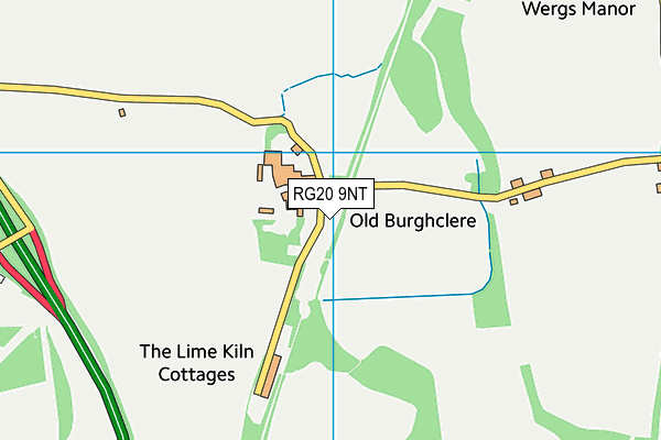 RG20 9NT map - OS VectorMap District (Ordnance Survey)