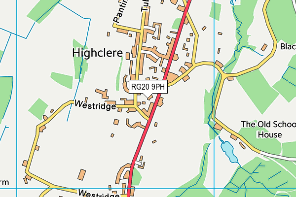 RG20 9PH map - OS VectorMap District (Ordnance Survey)