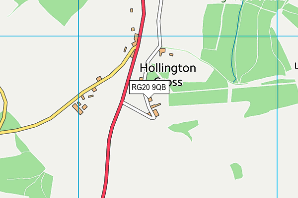 RG20 9QB map - OS VectorMap District (Ordnance Survey)