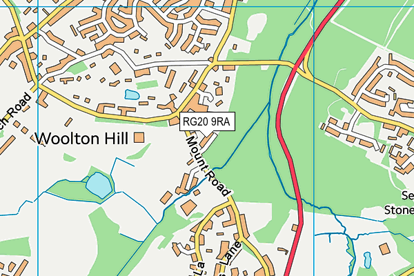 RG20 9RA map - OS VectorMap District (Ordnance Survey)