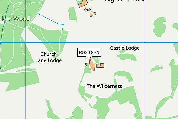 RG20 9RN map - OS VectorMap District (Ordnance Survey)