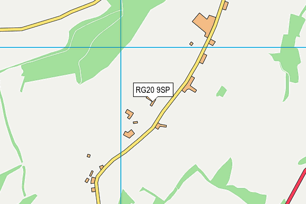 RG20 9SP map - OS VectorMap District (Ordnance Survey)