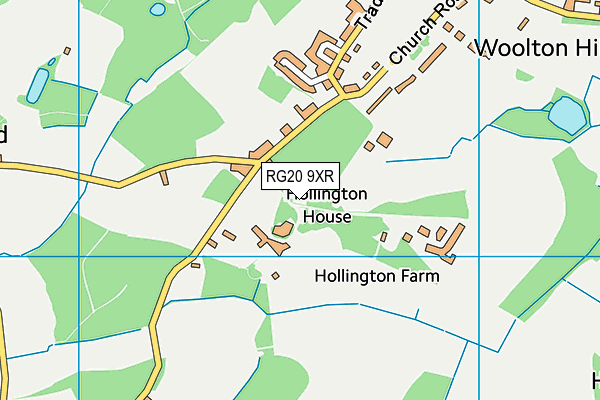 RG20 9XR map - OS VectorMap District (Ordnance Survey)