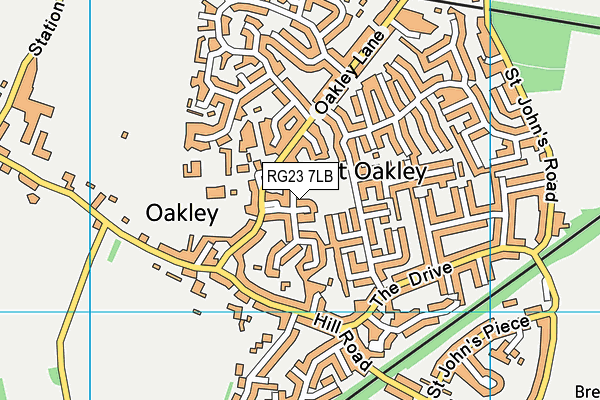 Map of OAKLEY NPD CONSULTING LIMITED at district scale