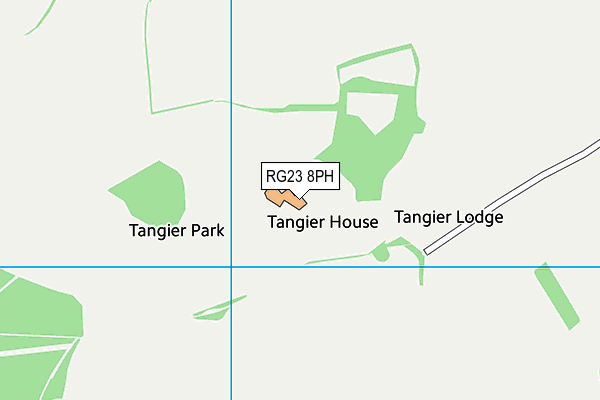 RG23 8PH map - OS VectorMap District (Ordnance Survey)