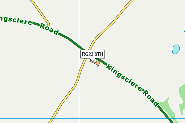 RG23 8TH map - OS VectorMap District (Ordnance Survey)