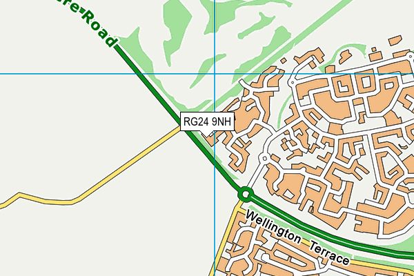 Saxon Wood School map (RG24 9NH) - OS VectorMap District (Ordnance Survey)