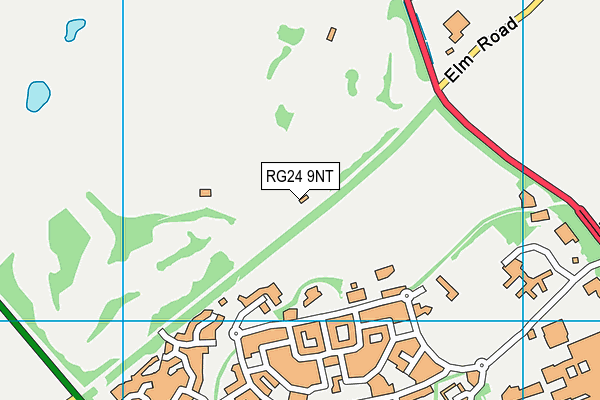 RG24 9NT map - OS VectorMap District (Ordnance Survey)