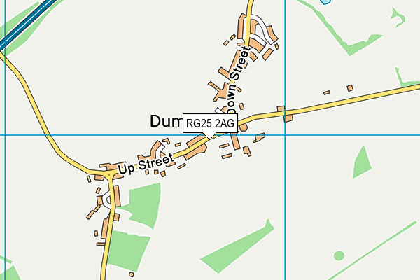 RG25 2AG map - OS VectorMap District (Ordnance Survey)