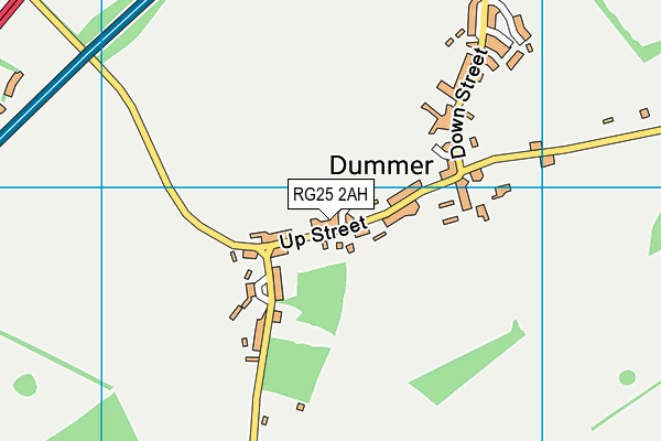 RG25 2AH map - OS VectorMap District (Ordnance Survey)