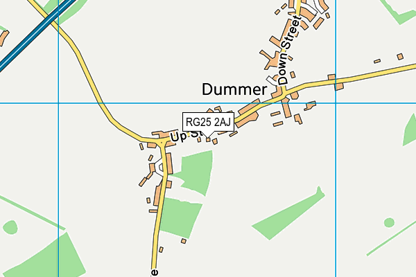 RG25 2AJ map - OS VectorMap District (Ordnance Survey)